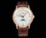 Swiss Copy Vacheron Constantin Moon phase Watch Patrimony Rose Gold Case 41mm